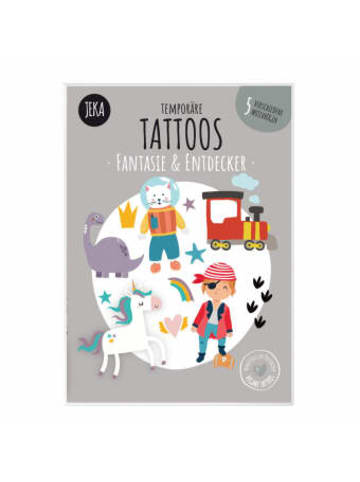 JEKA Papier und Spielwaren Nonbook - Temporäre Tattoos Fantasie & Entdecker