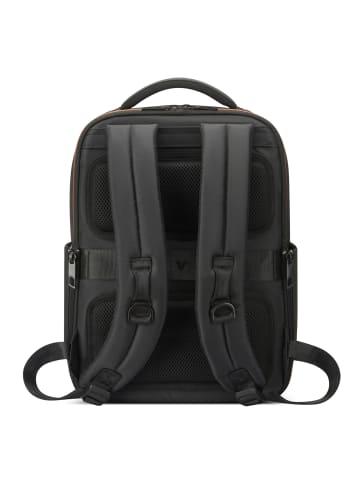 Roncato Metropolitan Business-Rucksack 38 cm Laptopfach in schwarz