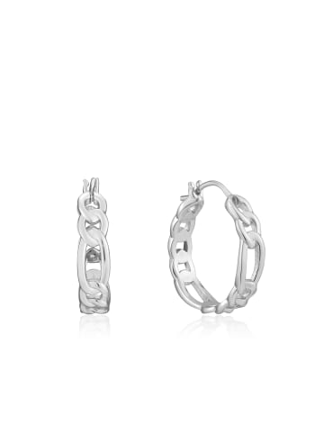 Ania Haie Creolen Chain Reaction in silber