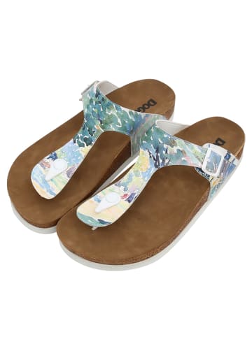 Dogo Lila Zehentrenner Sandalen - Somewhere in Time 41 in Mehrfarbig