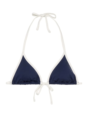 Marc O'Polo Triangel-Bikini-Top High Shine in Dunkelblau