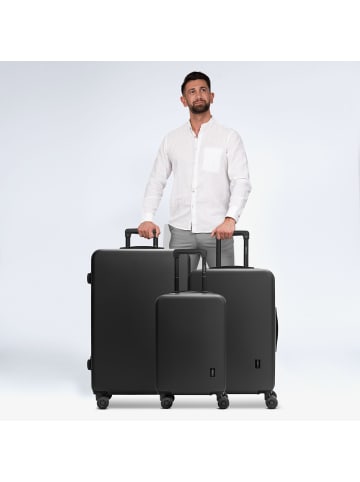 Redolz Essentials 09 3-SET 4 Rollen Kofferset 3-teilig in black 2