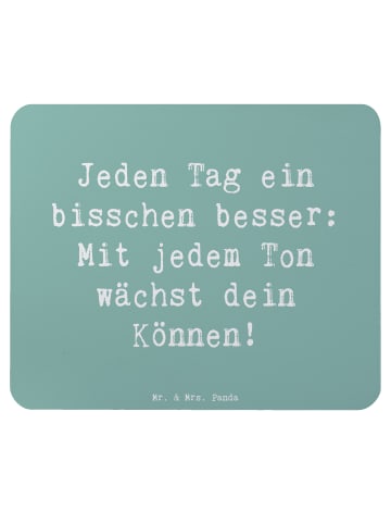 Mr. & Mrs. Panda Mauspad Spruch Ein neues Musikinstrument lernen... in Meeresbrise