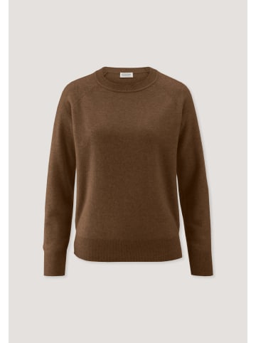 Hessnatur Hessnatur Strick Pullover Relaxed aus Cashmere mit Recycling-Anteil in bernsteinbraun