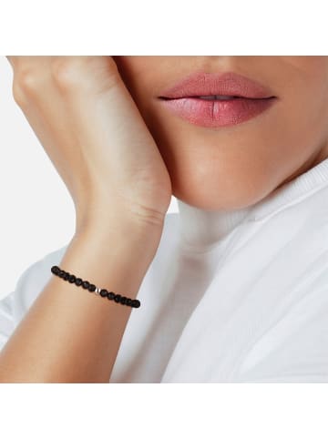Glanzstücke München Armband aus Edelstahl mit Achat in silber