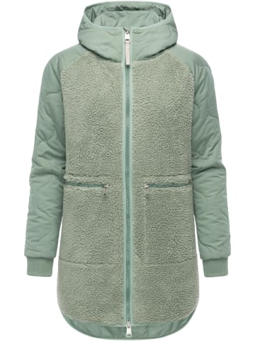 ragwear Fellimitatmantel Longeddy in Dusty Green25