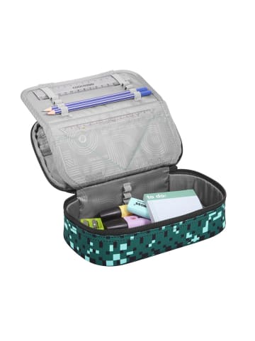 Coocazoo Schlampermäppchen, Reißverschluss in Pixel Blox