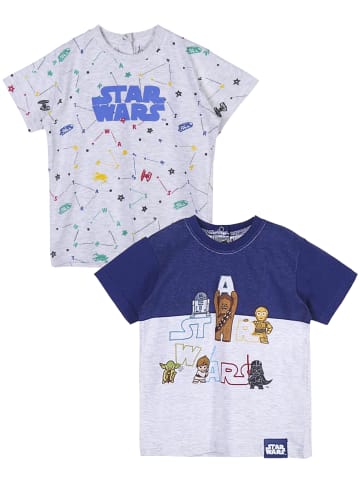 Star Wars 2er-Set:T-Shirt Star Wars in Grau