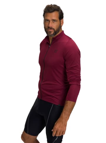 JP1880 Kurzarm T-Shirt in weinrot