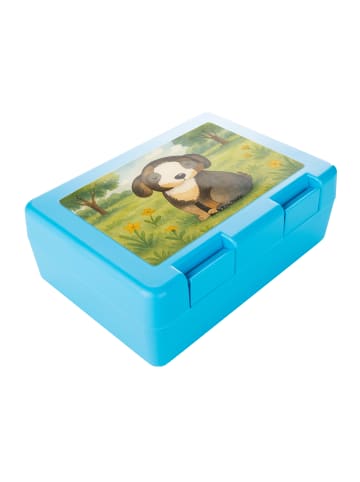 Mr. & Mrs. Panda Bento Box Hund Entspannen Design ohne Spruch in Weiß