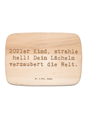 Mr. & Mrs. Panda Schneidebrett Spruch 2021 Geburtstag mit Spruch in Transparent