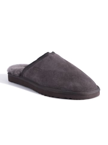 Aus Wooli Slipper Manly in Grey