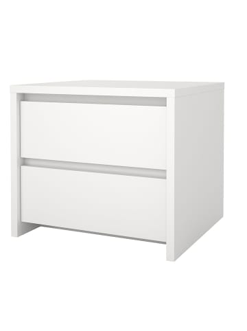 ebuy24 Nachttisch Next Weiß 52 x 48 cm