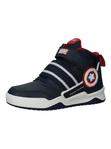 Geox Sneaker in Navy/Rot