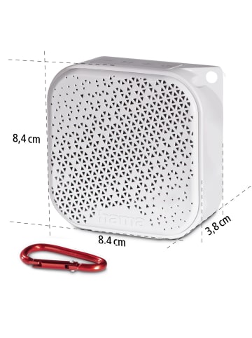 Hama Pocket 3.0, 3,5W, Weiß in Weiß