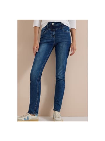 Cecil Jeans in mid blue used wash