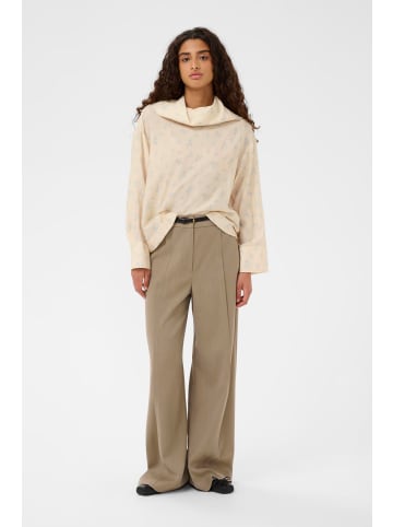 Soaked in Luxury Langarm-Bluse SLEneya Gerade Passform in Parchment Ditsy Print