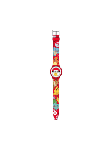 COFI 1453 Pokemon Armbanduhr Bunte Digitaluhr für Kinder ab 3 Jahren in Rot