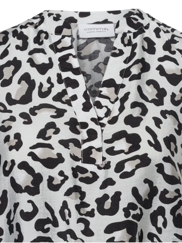 comma Tunikabluse in weiß schwarz