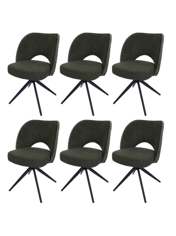 MCW 6er-Set Esszimmerstuhl N72, Grün