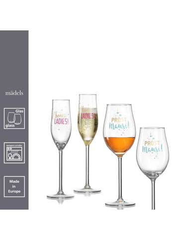 Ritzenhoff & Breker 4er Set Weingläser Mädels in 460 ml in transparent