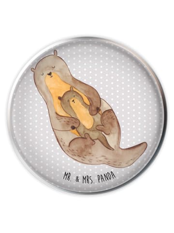 Mr. & Mrs. Panda Abfluss-Stopfen Otter Kind ohne Spruch in Grau Pastell