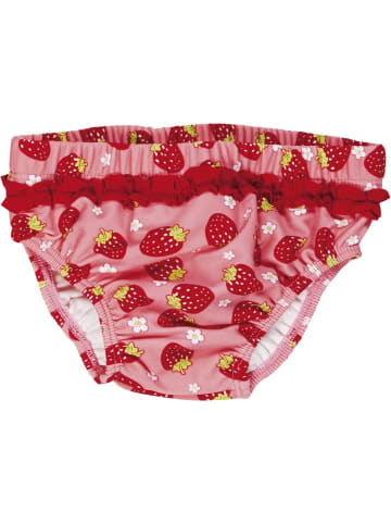 Playshoes Badehose "UV-Schutz Windelhose Erdbeeren" in Rosa