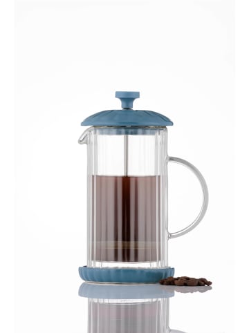Price&Kensington PRICE & KENSINGTON, Frenchpress, taubenblau, 350 m