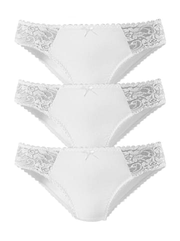 PETITE FLEUR PETITE FLEUR Jazzpants (3 Stück) in weiß