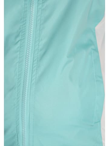 tweek Jacke in Türkis Weiss