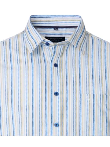 CASAMODA Freizeithemd Kurzarm in Blau