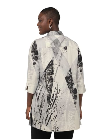 Ulla Popken Hemdbluse in schwarz