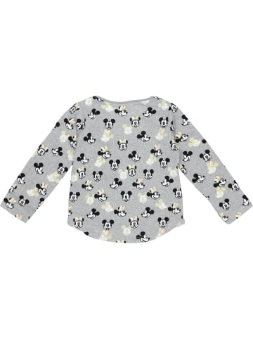 Disney Langarmshirt Mickey & Minnie in grau