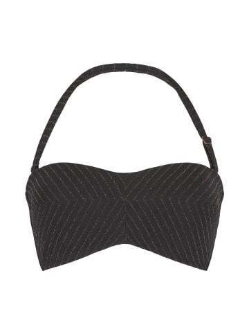 Linga Dore Linga Dore Bandeau Bikini top in Schwarz