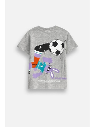 Coccodrillo T-shirt mit kurzen Ärmeln in grau