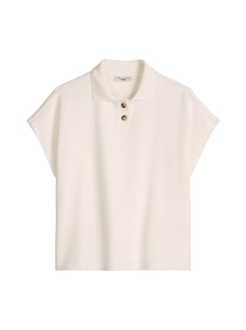 Marc O'Polo DENIM Ärmelloses Poloshirt wide in Silky White