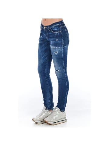 Frankie Morello Blau Baumwolle Damen Jeans