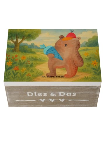 Mr. & Mrs. Panda Geschenkbox Bär Schultüte Design ohne Spruch in Weiß