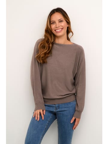 CULTURE Strickpullover CUannemarie Oversize fit in Falcon Melange