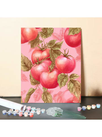 ARTNANAS DIY Malen nach Zahlen Set-"Rosentomaten" 