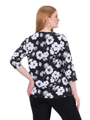 Ulla Popken Shirt in schwarz