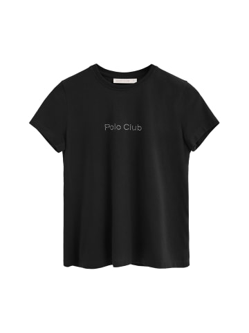 Polo Club T-Shirt in Schwarz