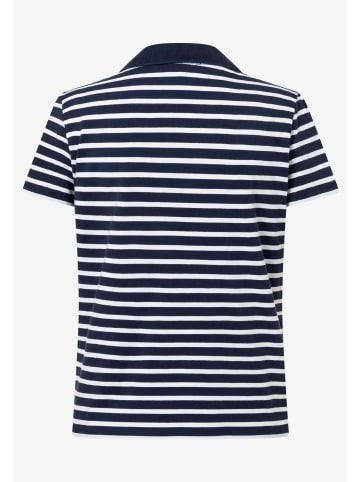 More & More T-Shirt in marine weiß