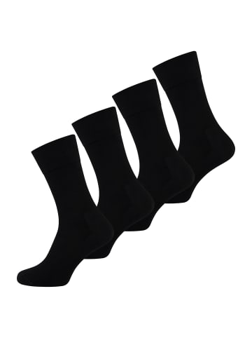 NUR DER Basicsocken Weich & Haltbar Komfort in Schwarz