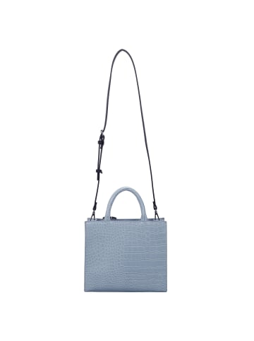 Buffalo Big Boxy Handtasche 26 cm in croco dreamy blue