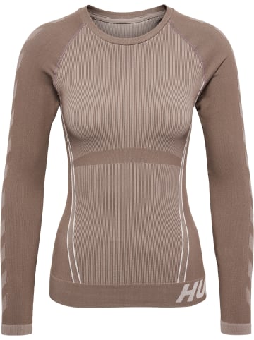 Hummel Hummel T-Shirt Raglanärmel Hmlte Christel Multisport Damen in CHATEAU GRAY/DRIFTWOOD MELANGE