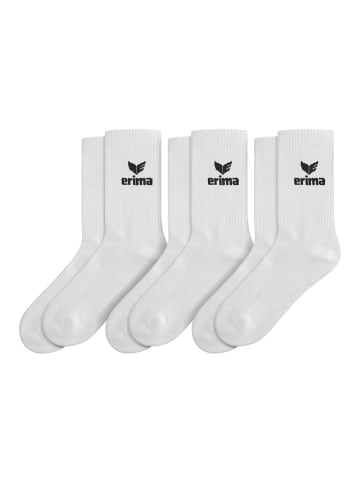 erima Kinder Sportsocken 3-Pack in new white