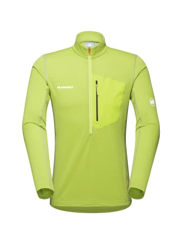 Mammut Midlayer Aenergy Light mit Half Zip in Apfelgrün