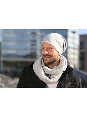Brandit Schal "Loop Knitted" in Grau