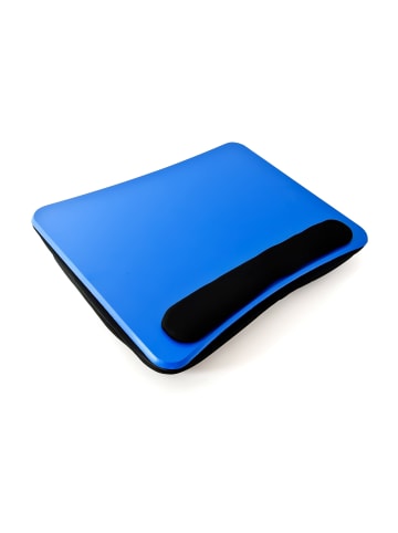relaxdays 2 x Laptopkissen in Blau - (B)46 x (H)8 x (T)34 cm
